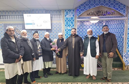 বার্মিংহামে সিরাজাম মুনিরা মসজিদ পরিদর্শন করলেন আলহাজ আব্দুল মুতলিব