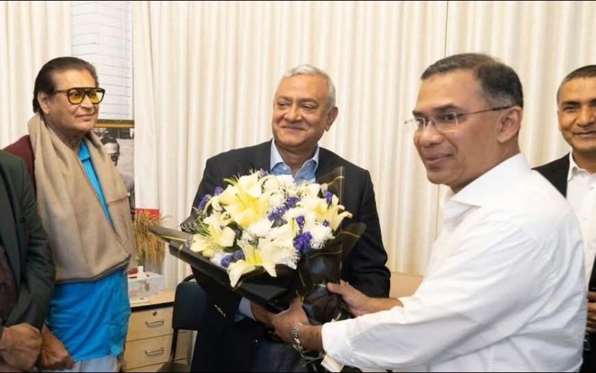 বিএনপি চেয়ারম্যান তারেক রহমানের সাথে নাসের রহমানের সৌজন্য সাক্ষাৎ