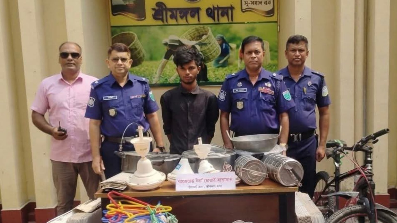 শ্রীমঙ্গলে সাংবাদিকের বাসায় চুরি: দুই লক্ষ টাকার মালামাল উদ্ধার