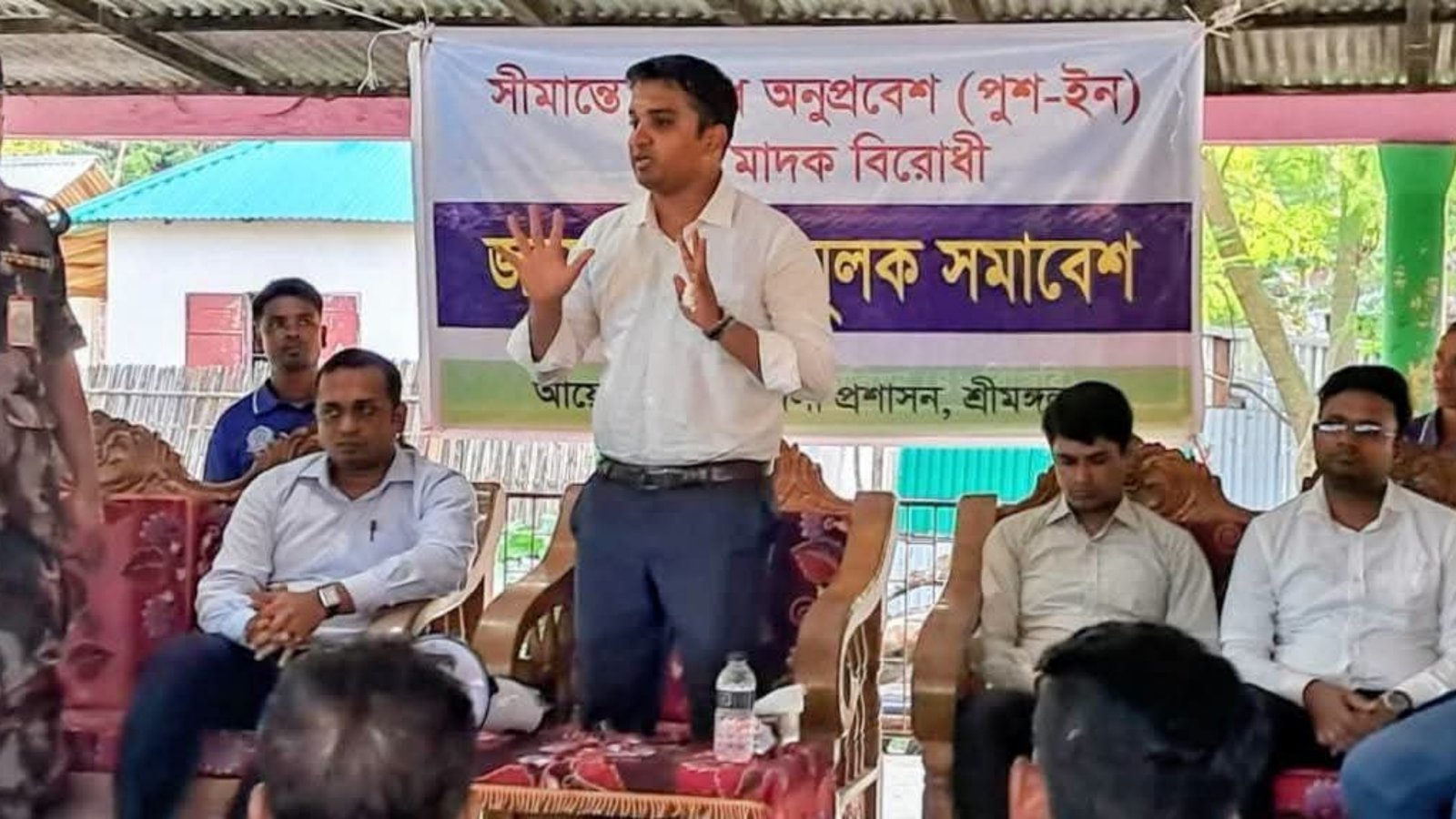 শ্রীমঙ্গলে সীমান্তে পুশ-ইন ও মাদকের অনুপ্রবেশ প্রতিরোধে সচেতনতামূলক সভা