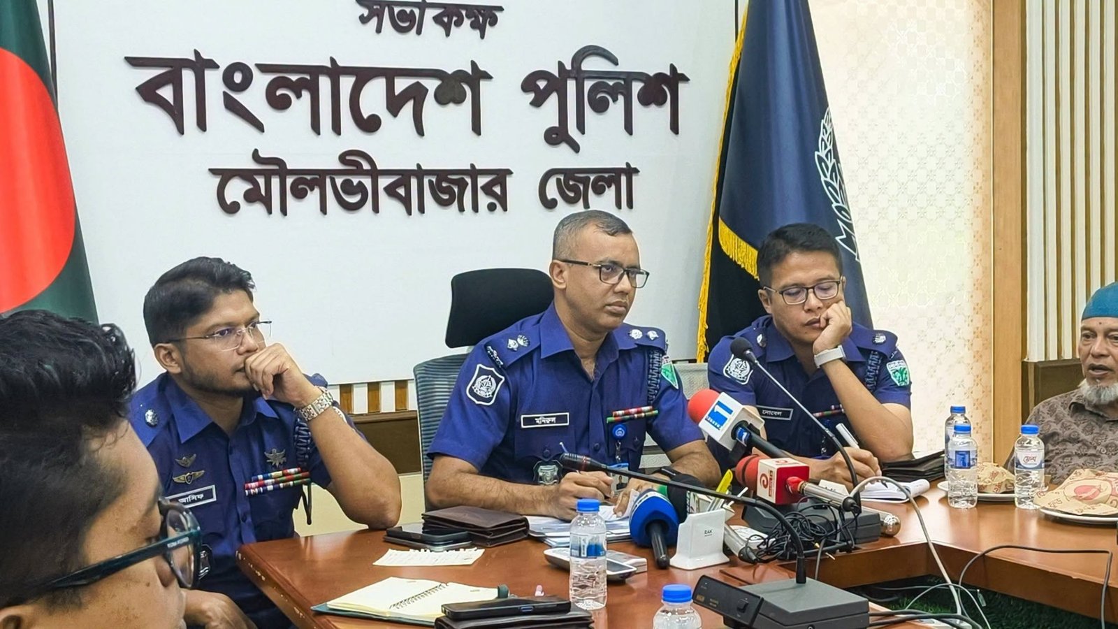 মৌলভীবাজারে সাংবাদিকদের সঙ্গে নবাগত পুলিশ সুপারের মতবিনিময় সভা
