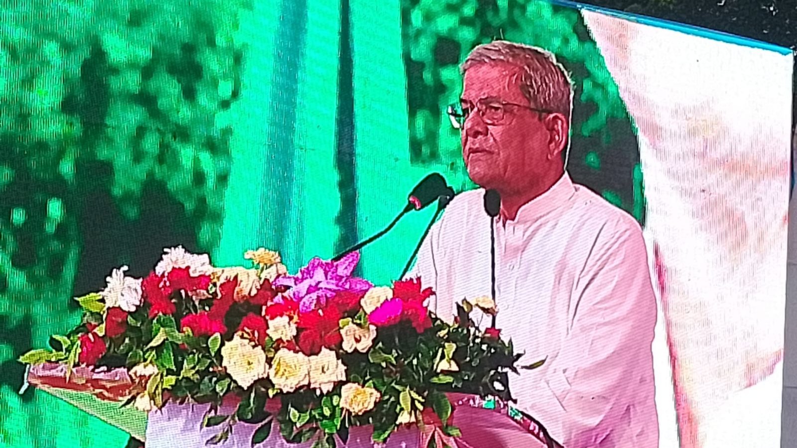 ঠাকুরগাঁওয়ে সংঘাত নয়, সহিষ্ণুতার রাজনীতি চান রাষ্ট্রপতি